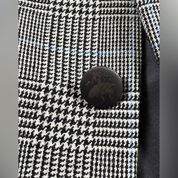 Brooks Brothers Madison 41R 100% Wool Saxxon Plaid Blazer BB Buttons Sport Coat - Picture 6 of 13